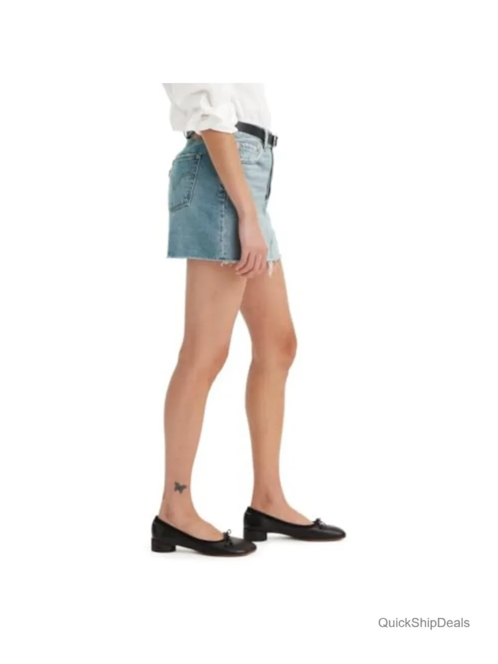 Levi's Icon Skirt High Rise Cotton Mini Button Closure Heavyweight